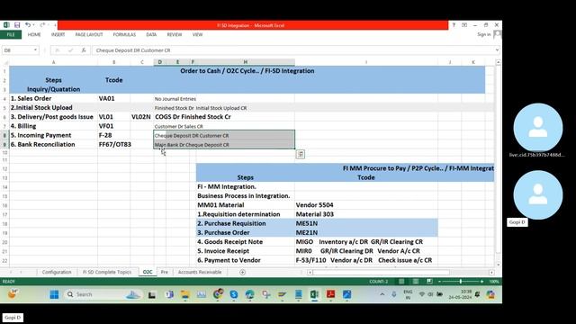 FI SD Integration Part 2 O2C Cycle #sap #saps4hana #sapfico #sapmm #sapsd #sapabap #sapconsultants смотреть онлайн