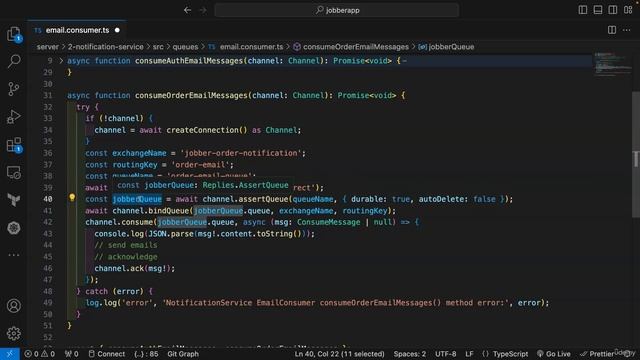 60 - Order email consumer method смотреть онлайн