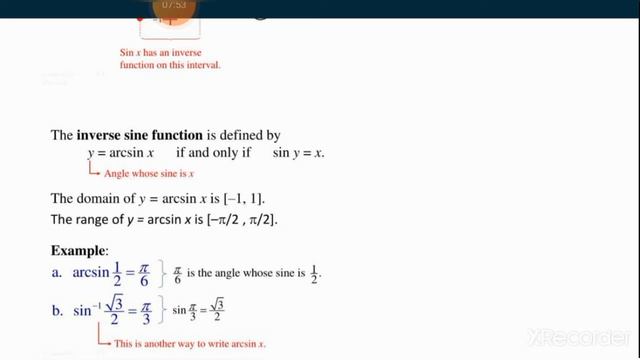 Inverse Trigonometric Functions :+2 2'nd Year Mathematics смотреть онлайн