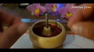 Орхидея из бисера своими руками.