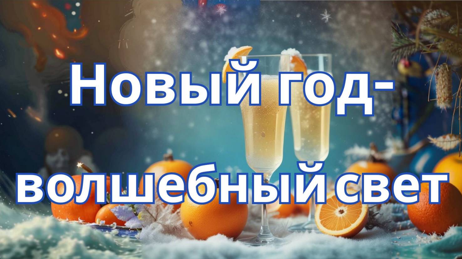 "Новый год-волшебный свет" - новогодняя песня смотреть онлайн