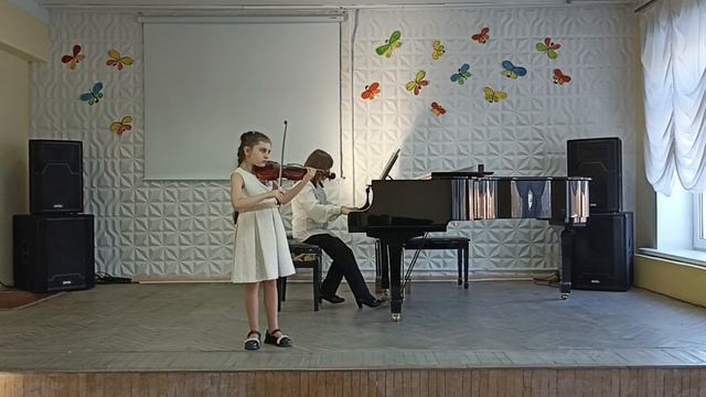 Р. Телепнёв. "Лирический напев" (исполняет уч. 2 кл. Богачук Анна) смотреть онлайн