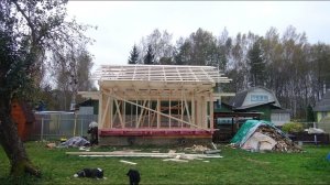 Постройка каркасной бани 2024год часть 1