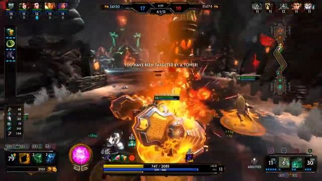 Smite Gameplay: Cabrakan, Assault смотреть онлайн
