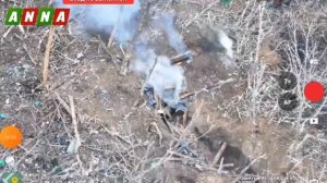 Штурмовики ВС РФ забросили в блиндаж с солдатами ВСУ противотанковые мины ТМ-62М около Лозовой на Ку