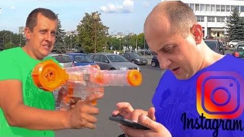 КОЛЯ ПОДСТАВИЛ БРАТА В ИНСТАГРАМЕ. НЕРФ БИТВА. НЕРФ БРОС ШОУ. смотреть онлайн