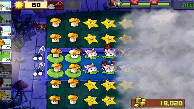 Plants vs Zombies Растения против Зомби Бассейн, туман, сложно смотреть онлайн