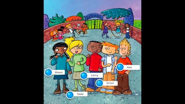 Kids Box 1, Unit 2.3 My school. Listen and repeat. names and age смотреть онлайн