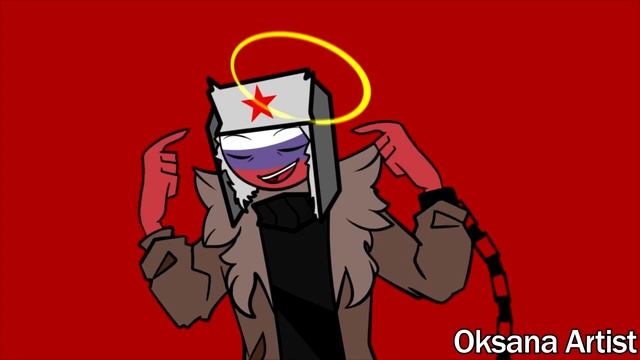 скованные одной цепью Countryhumans анимация