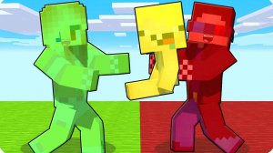 🌈НЕ НАСТУПАЙ НА ЧУЖОЙ ЦВЕТ ЧЕЛЛЕНДЖ В МАЙНКРАФТ! ШЕДИ ЛЕСКА И НУБИК MINECRAFT