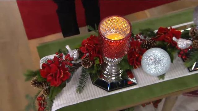 Set of 8 Mercury Glass Bird Ornaments with Clip by Valerie on QVC смотреть онлайн