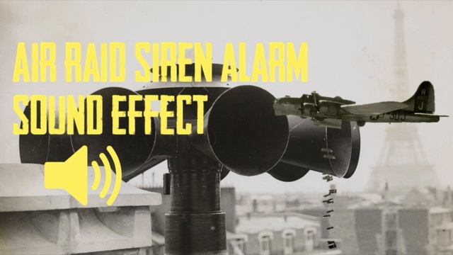 AIR RAID SIREN ALARM SOUND EFFECT (ASMR) - 1 HOUR смотреть онлайн