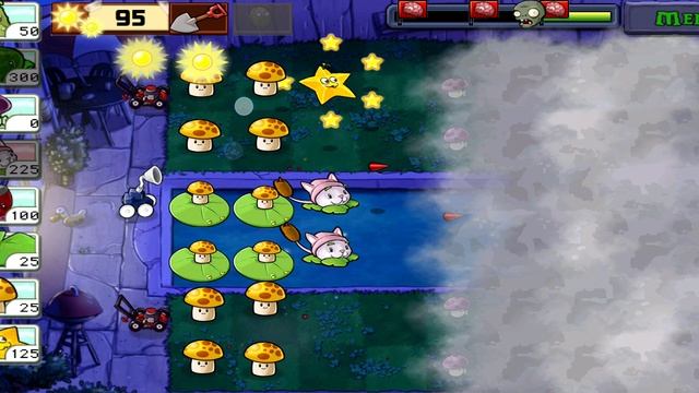 Plants vs Zombies Растения против Зомби Бассейн, туман, сложно смотреть онлайн