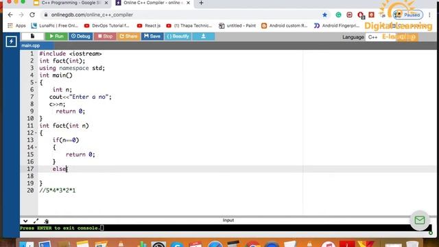 25 C++ Recursion Function | Online Training Download app from below link смотреть онлайн