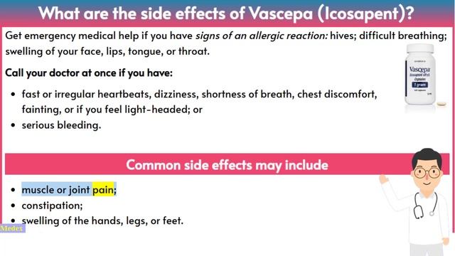What are the side effects of Vascepa Icosapent смотреть онлайн