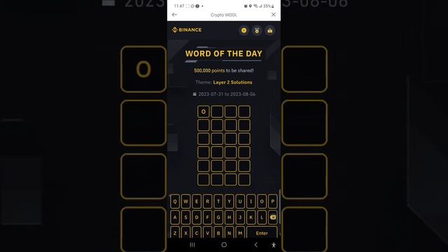 Binance word of the day 4 letters|2-8-23|Correct answer Layer2 Solution💥💯👍 смотреть онлайн