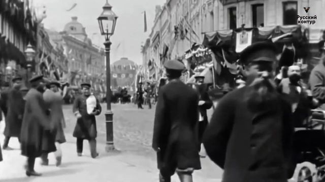 Среди долины ровныя - Надежда Плевицкая (Дореволюционная Москва в цвете) смотреть онлайн