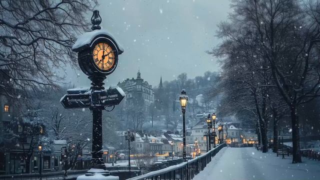 Dark Academia Music Of Victorian In The Snow - Sad Piano For Winter Ambience