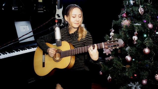 Маленькой ёлочке холодно зимой | На гитаре | Ноты Табы смотреть онлайн