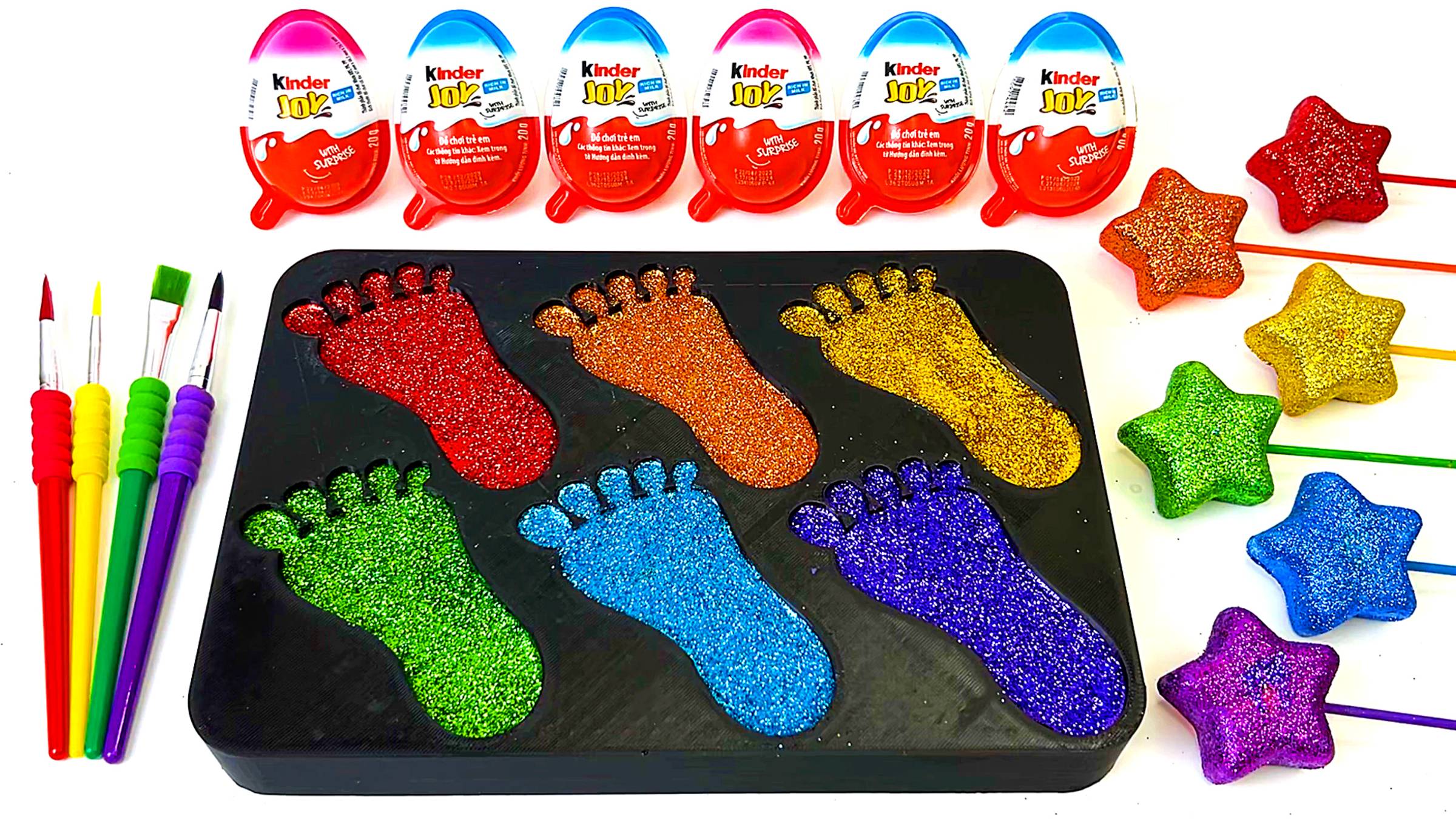 Разноцветные слаймы. Звуки АСМР для детей. Игрушки развивающие. Мультики звуки. Фокусы смотреть онлайн