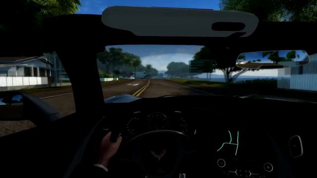 TDU 2 - Chevrolette Corvette C7 смотреть онлайн