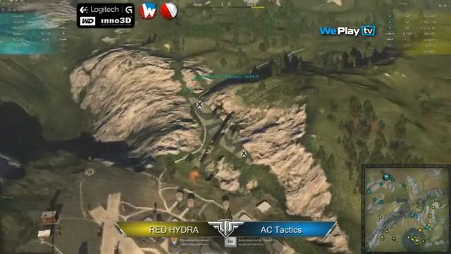 WePlay WoWP Cup 5x5 #1 semifinal RED HYDRA vs AC Tactics смотреть онлайн