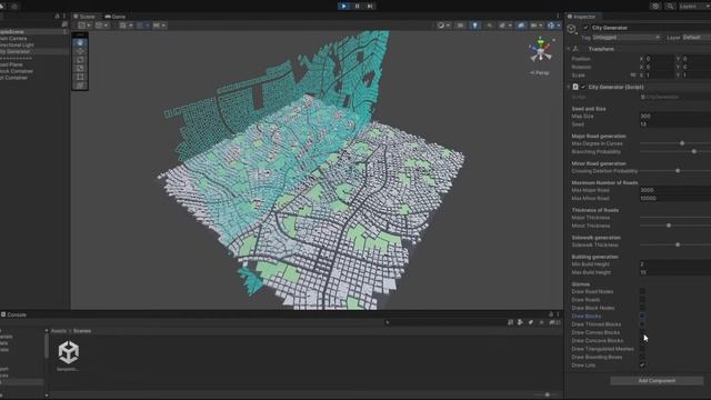 Unity - Procedural City Generator tutorial смотреть онлайн