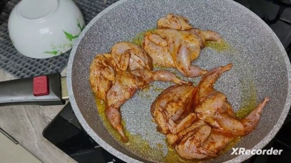 ПЕРЕПЁЛКА на сковороде 😋🤤