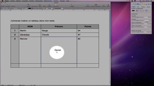 71 - Tableau : Modifier la marge dans une cellule смотреть онлайн