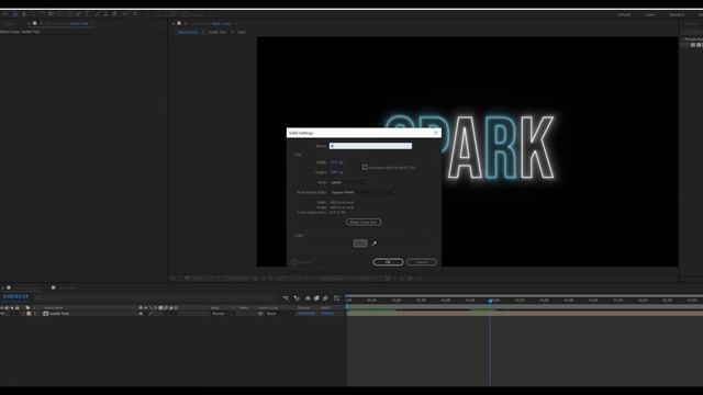 Neon Spark Glowing Text Particle Animation | After Effect | No Plugin смотреть онлайн