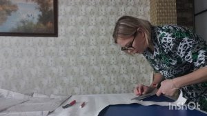 Летний костюм из штапеля. шьем сами.