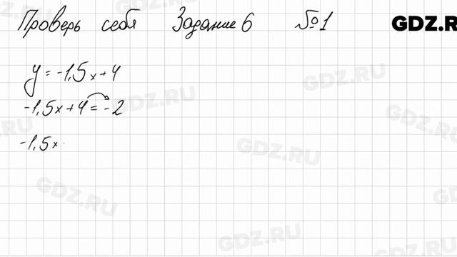 Проверь себя, глава 6 № 1 - Алгебра 7 класс Мерзляк смотреть онлайн