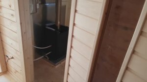 Дровяная печь для бани Ермак 12-ПС Классика - для заказа строительства бани из бруса под ключ