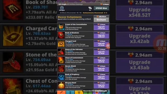 I DISCOVERED EVERY ARTIFACT IN TAP TITANS 2! ALL 95 смотреть онлайн