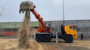 Эксплуатационные испытания экскаватора-планировщика СТАРАТЕЛЬ.