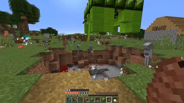 ПРО ПРОТИВ ДЕРЕВНЯ ЗЛЫХ МОНСТРОВ В МАЙНКРАФТ ! ПРОФЕССИОНАЛ И ТРОЛЛИНГ ЛОВУШКА MINECRAFT смотреть онлайн