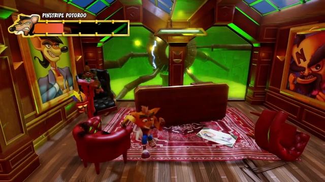 Crash Bandicoot N. Sane Trilogy Boss 4 Pinstripe Potoroo смотреть онлайн