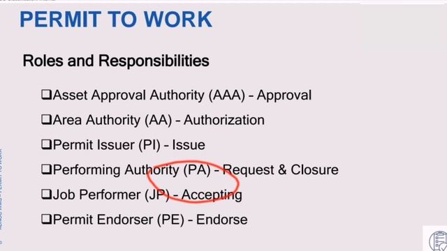 What are Roles and Responsibilities of AAA, AA, PI, PA, JP, PE in ADNOC WMS, Module 2, Lesson # 27 смотреть онлайн