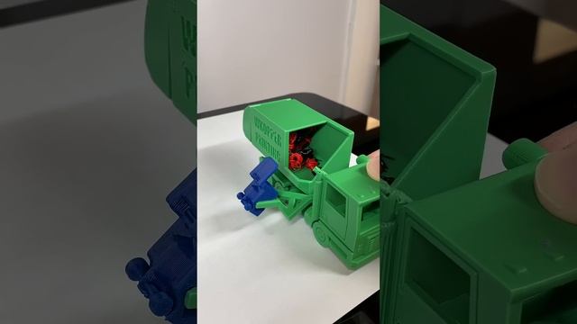 Cute Garbage Truck for 3D Printed Scraps смотреть онлайн
