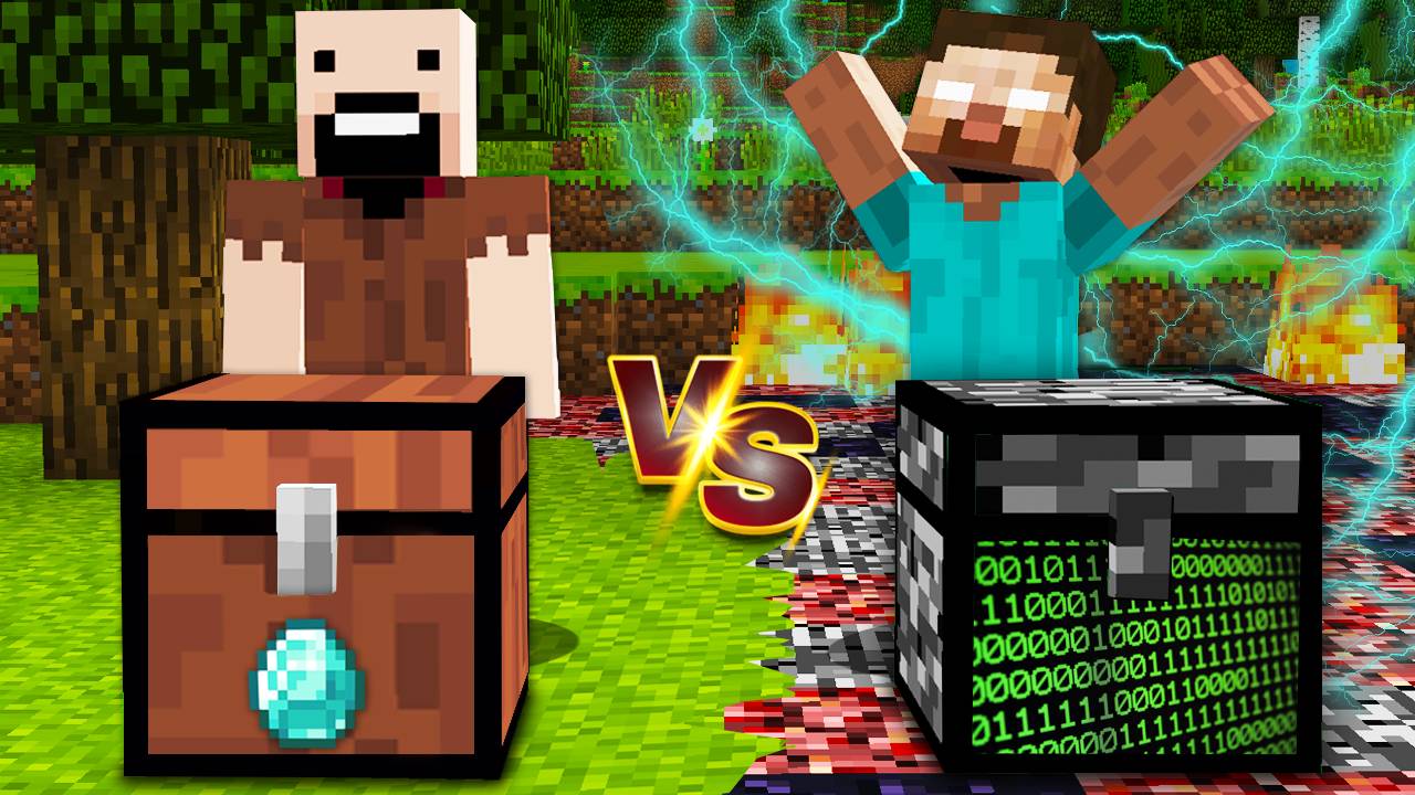 СУНДУК ХЕРОБРИНА ПРОТИВ СУНДУК НОТЧА В МАЙНКРАФТ - Топовский Minecraft смотреть онлайн