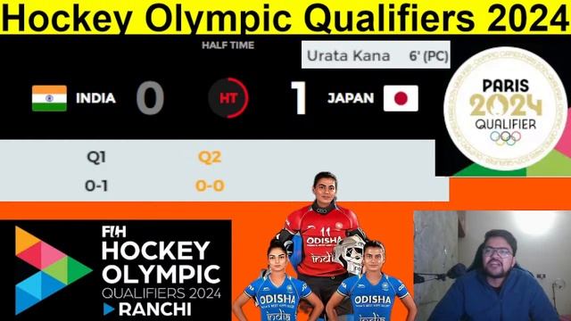 🔴Live : FIH Hockey Olympic Qualifiers 2024 | India vs Japan | Live Commentary By Vishal Rana смотреть онлайн