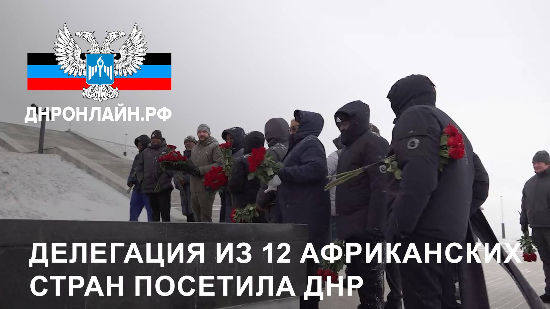 Делегация из 12 африканских стран посетила ДНР смотреть онлайн