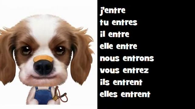 Французский музыкальный сопряжения #Classico Rock # глагол = entrer смотреть онлайн