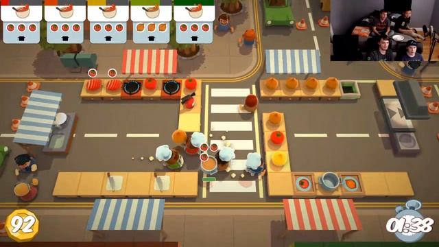Overcooked W/ Friends смотреть онлайн