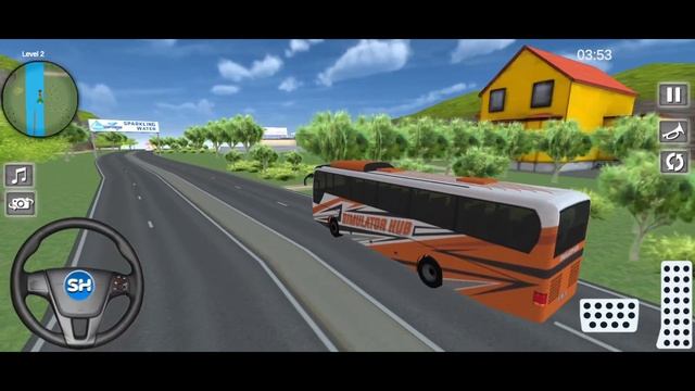 Euro Bus Simulator - Bus Game 3D - Android Gameplay смотреть онлайн