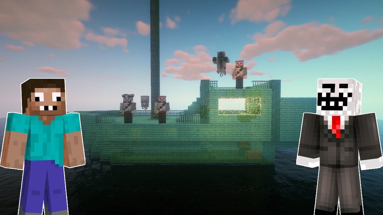 ПРО И ЧИТЕР НАШЛИ ПРИЗРАЧНЫЙ КОРАБЛЬ МАЙНКРАФТ ! ПРОФЕССИОНАЛ ПРОТИВ ПИРАТЫ И ПУТЕШЕСТВИЕ MINECRAFT смотреть онлайн