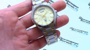 Часы Casio MTP-1381G-9A [MTP-1381G-9AVEF] - видео обзор от PresidentWatches.Ru