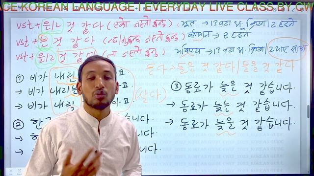 CWEF KOREAN LANGUAGE DAY-82 । V+은/ㄴ 것 같다 | V +는 것 같다 | V+ㄹ/을 것 같다 | V+(아/어/ㅕ) 도 되다 | V+는 중이다 смотреть онлайн