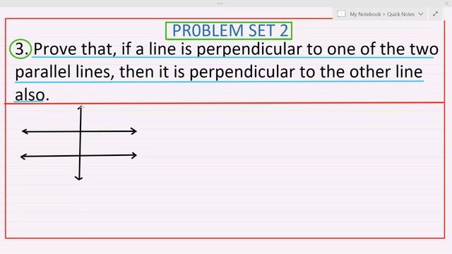 9th,Math's2, Topic 2, Parallel lines, Problem set 2,Q.1&3. смотреть онлайн