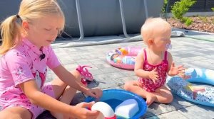 СОФИЯ И НИКА 24 ЧАСА В НОВОМ БАССЕЙНЕ. СОФУНЬЯ ШАЛУНЬЯ